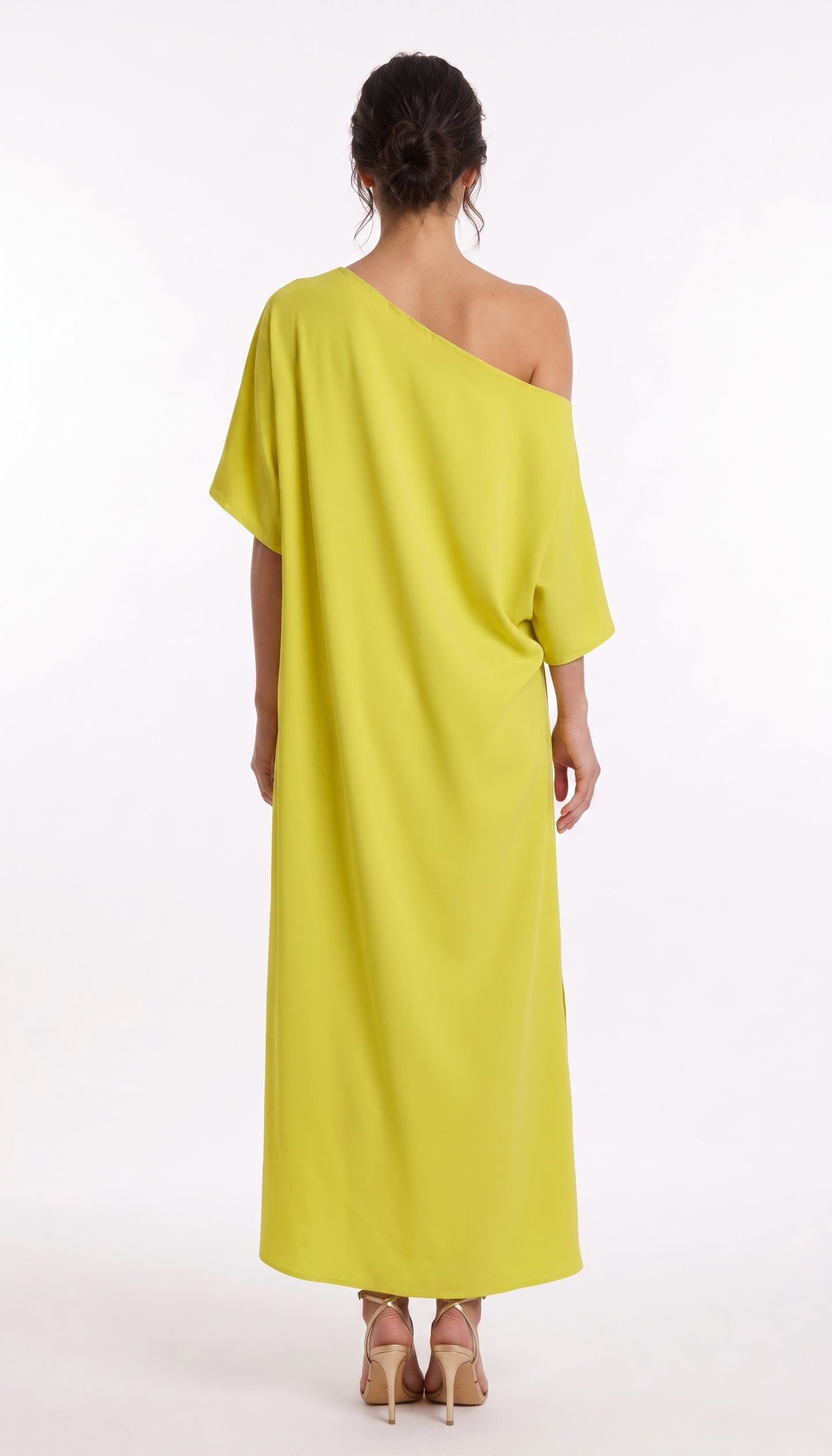 Asymmetric Cascade Dress